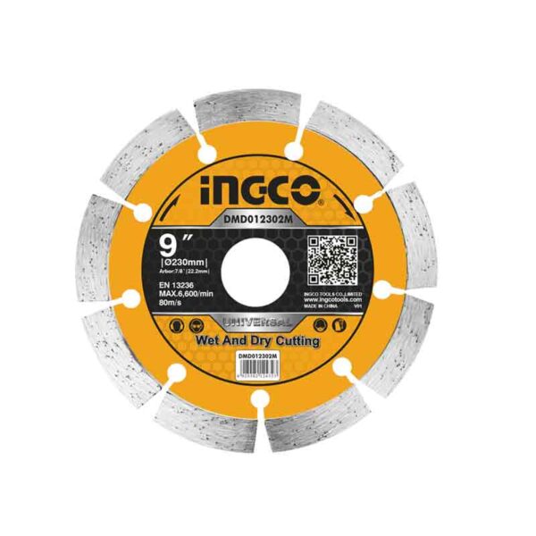 DISQUE DIAMANT A EAU 230MM DM022302M INGCO
