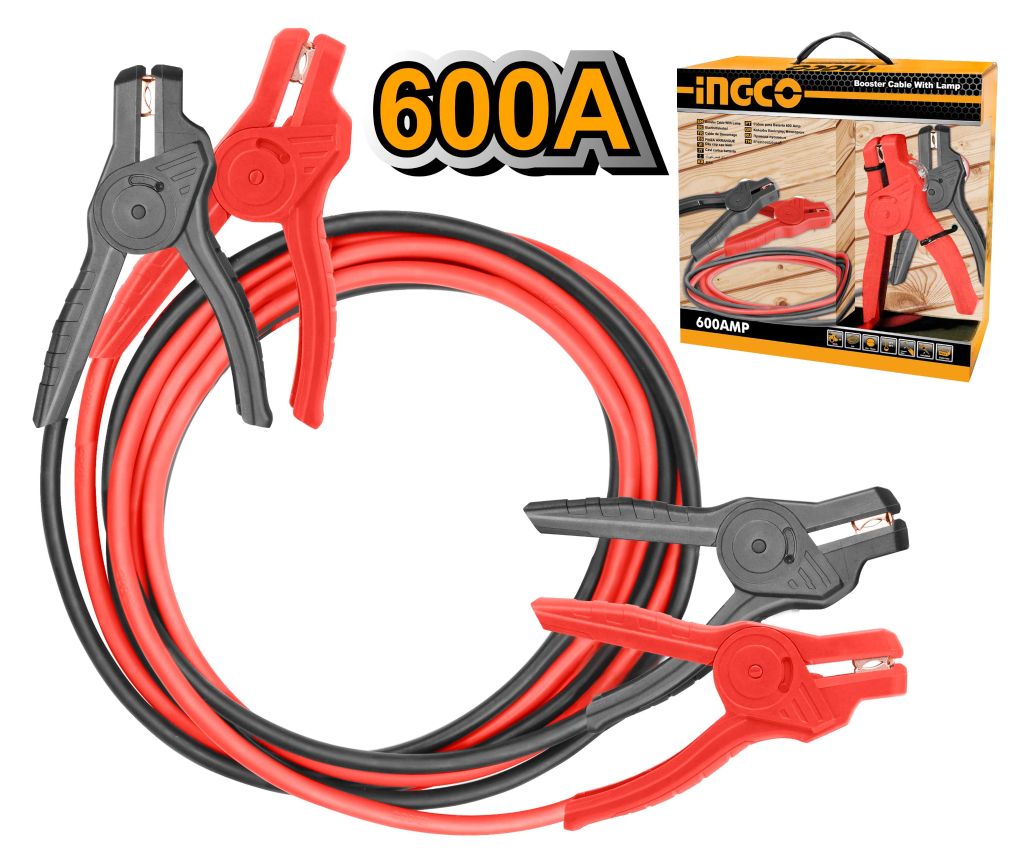 INGCO Câbles de démarrage 600A - HBTCP6008 - BRICOLYA - Outils de bricolage  en ligne