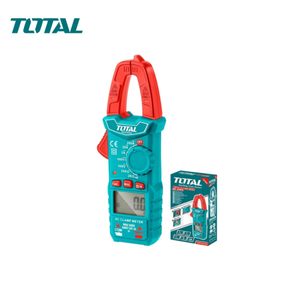 Pince ampèremétrique numérique AC  TOTAL