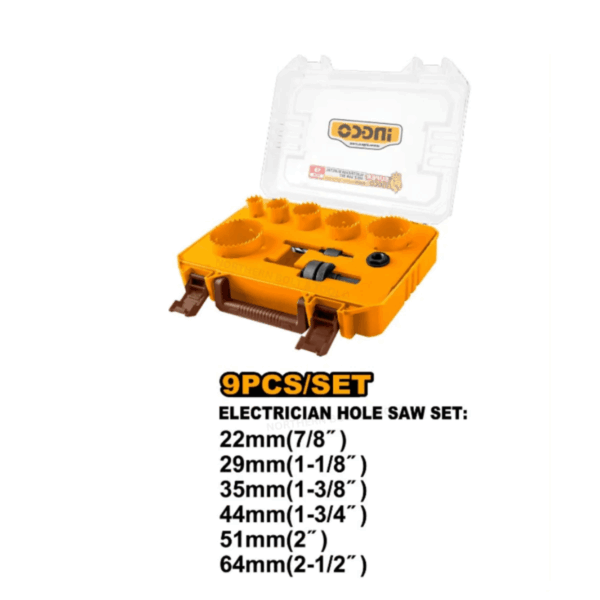 ensemble de 9 scies-cloches bi-métal pour plombier.
