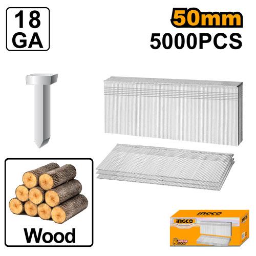 Clous de finition 50 mm – 5 000 pièces INGCO