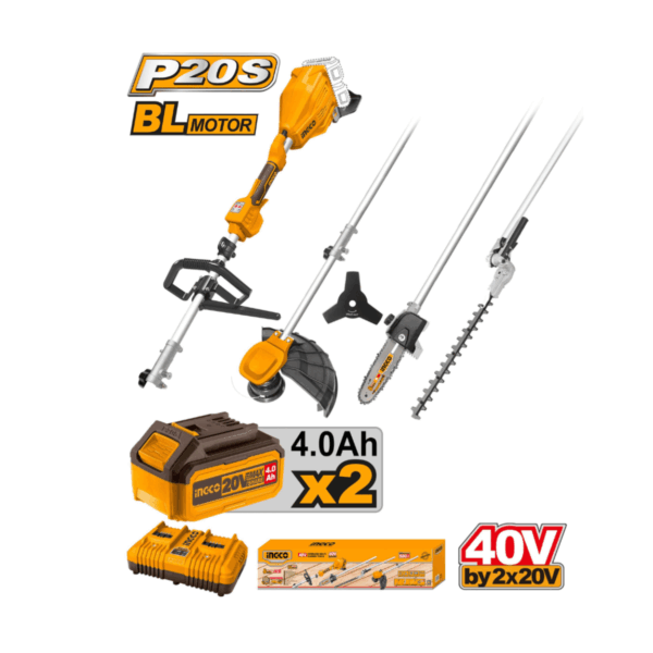 Outils de jardin multifonctions sans fil INGCO