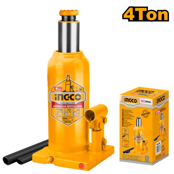 Cric bouteille Hydraulique 4 Tonnes INGCO