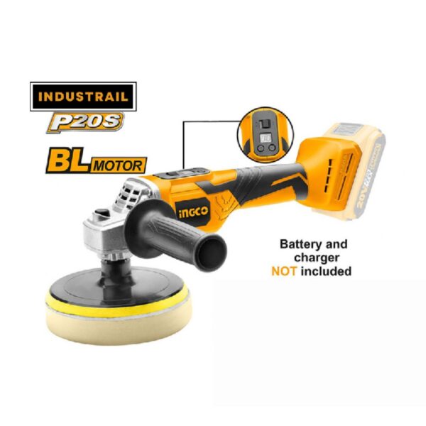 Polisseuse lithium-ion 20V (sans batterie chargeur)