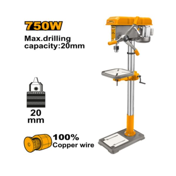 Perceuse à colonne 750 W INGCO