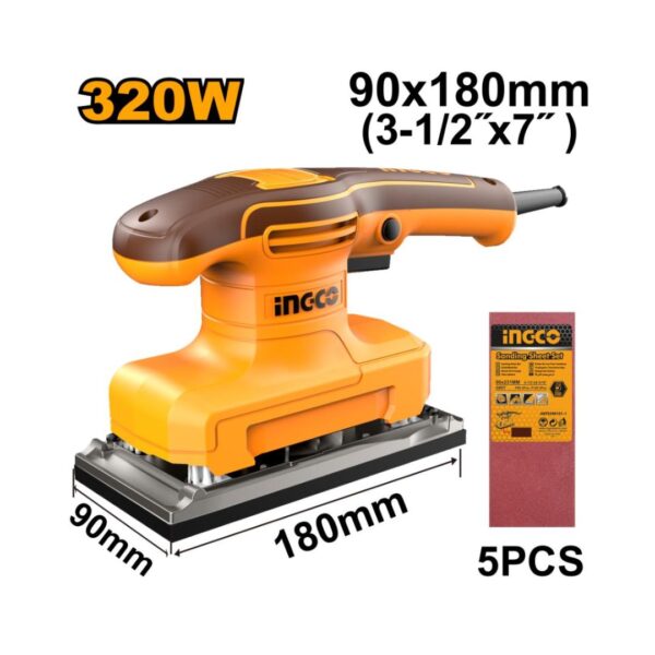 Ponceuse de finition 320W INGCO