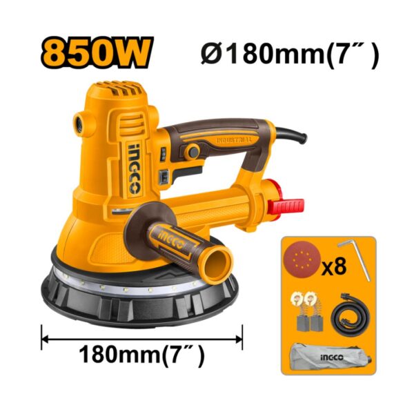 Ponceuse à cloison sèche 850W INGCO