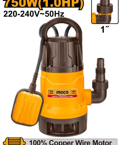 Pompe submersible pour eaux usées