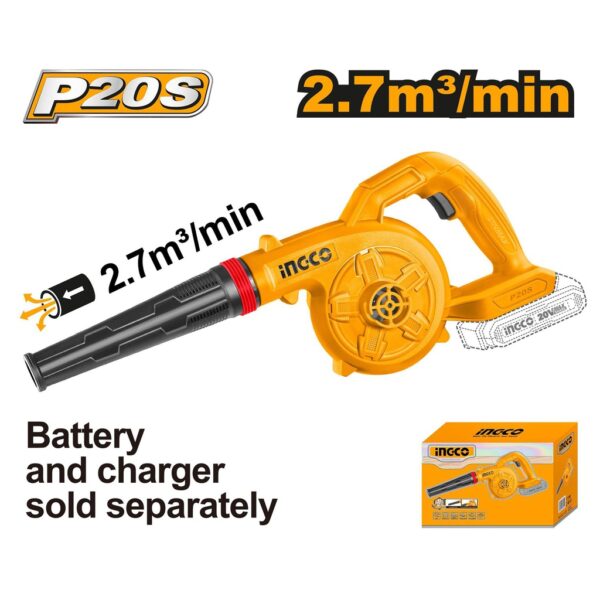 Souffleur 20V (sans batterie/chargeur) INGCO