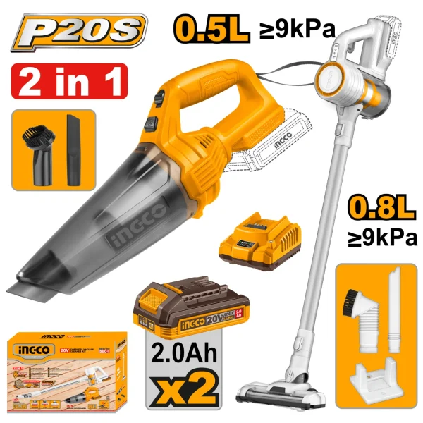 Aspirateur sans fil 20V INGCO