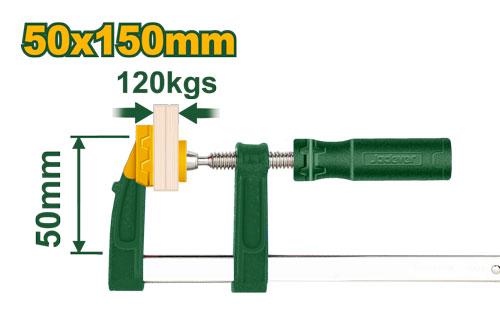 Pince en F avec poignée en plastique Jadever JDCP2151