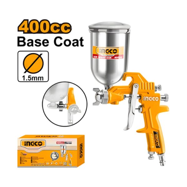 Pistolet à peinture 1,5 mm 400cc INGCO