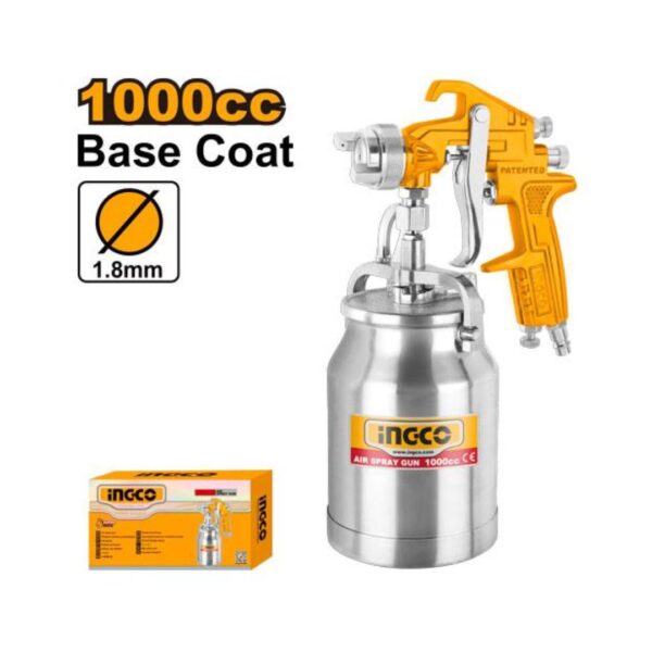Pistolet de peinture 1,8 mm 1000cc INGCO