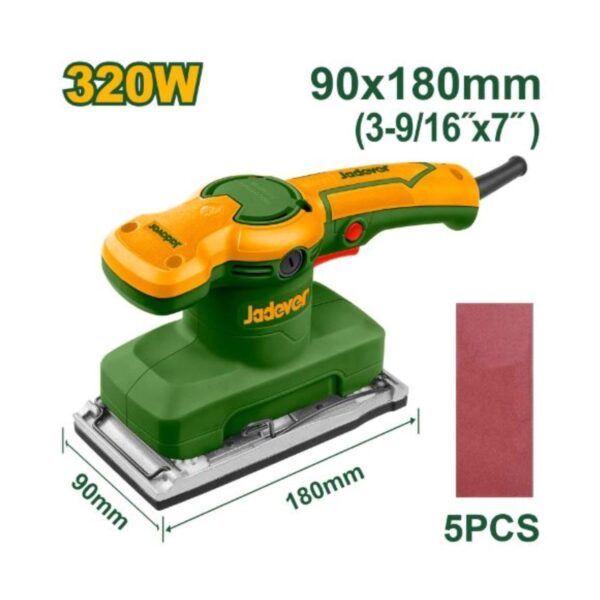 Ponceuse de finition 320W JADEVER JDFA2503