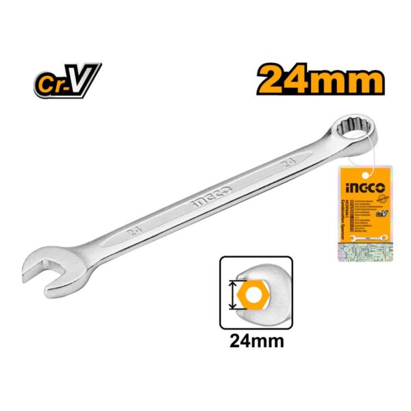 INGCO CLE MIXTE 24MM HCSPA241