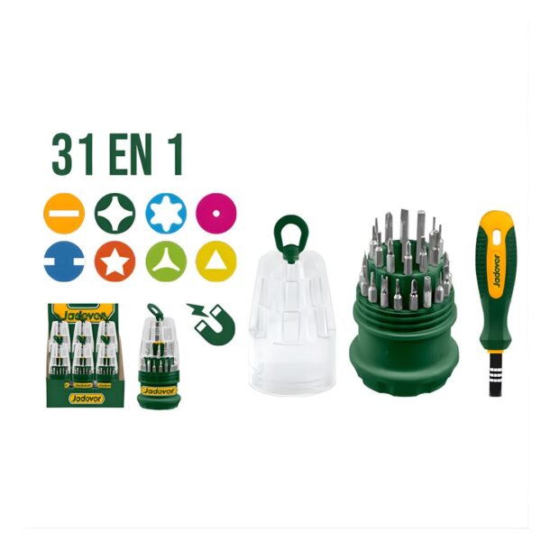 Jeu d'embouts 31 pcs JDSS1J31 JADEVER