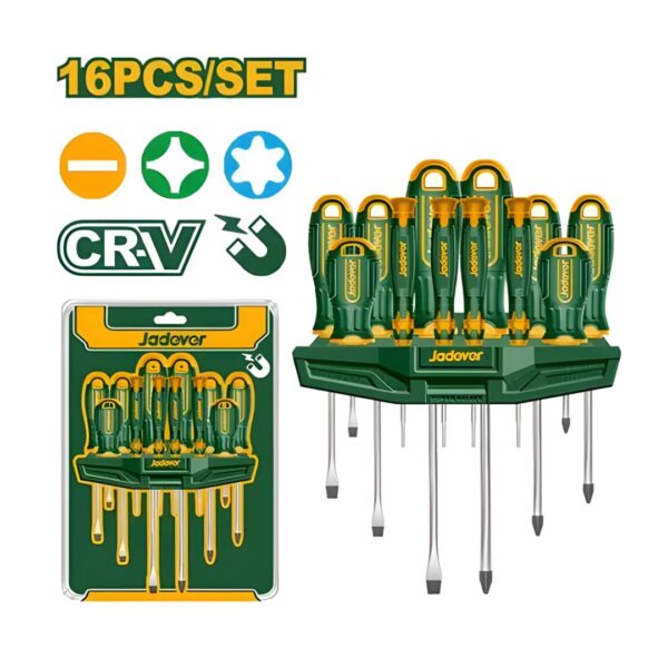 Jeu De Tournevis De 16 Pièces JDSS1416 JADEVER